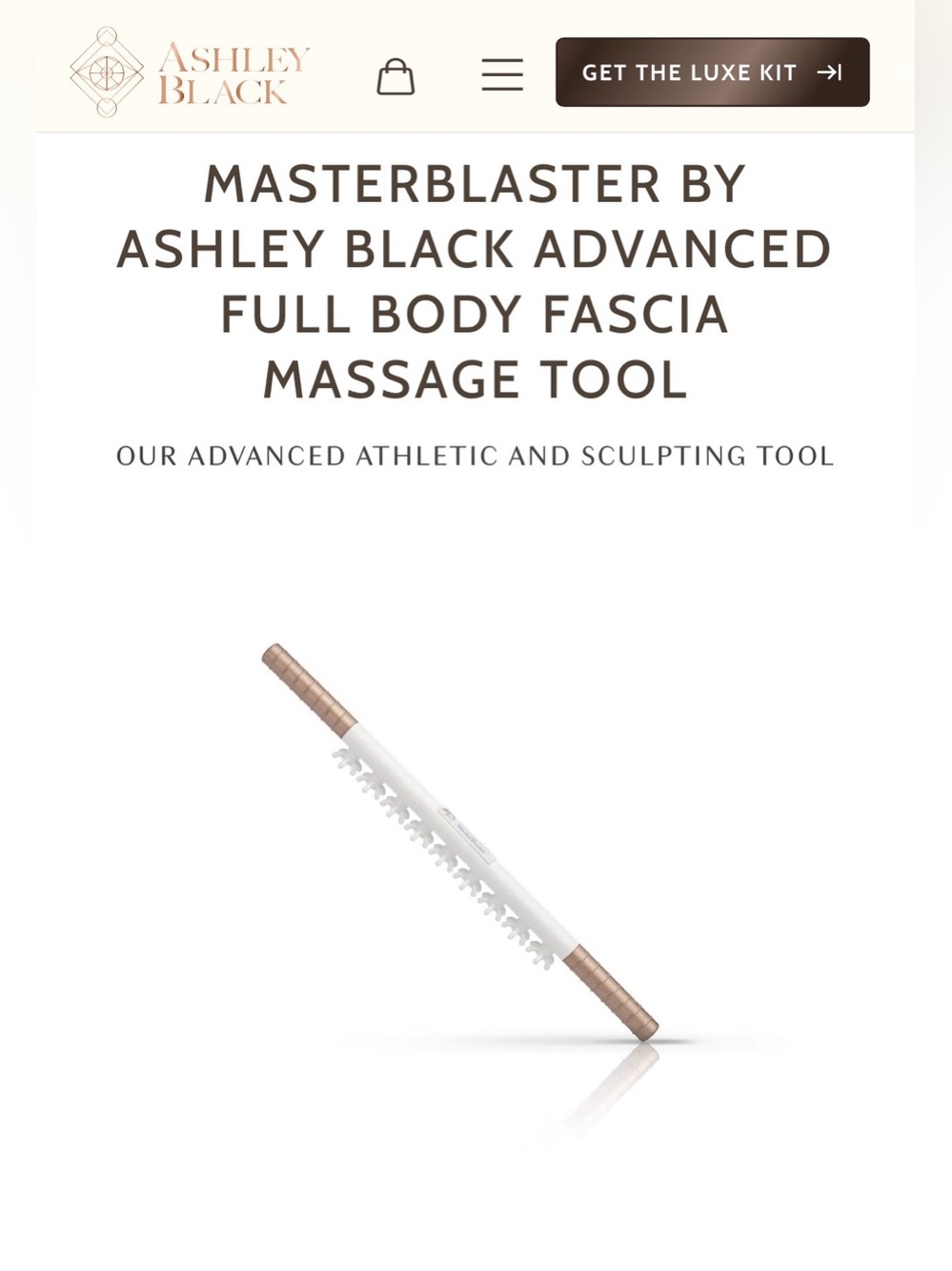 MasterBlaster Full Body Fascia Massage Tool